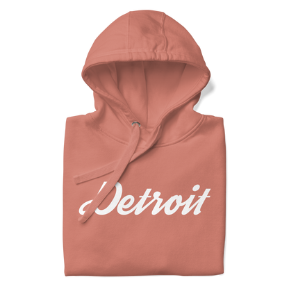 'Detroit' Unisex Premium Hoodie (Script Font)