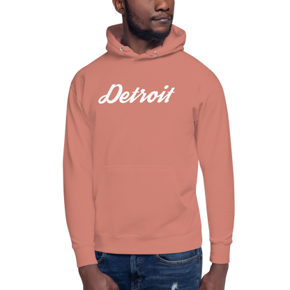 'Detroit' Unisex Premium Hoodie (Script Font)