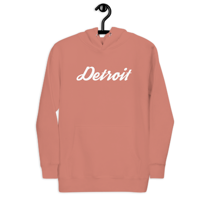 'Detroit' Unisex Premium Hoodie (Script Font)