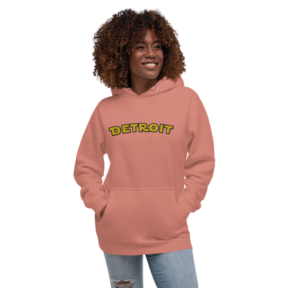 'Detroit' Unisex Premium Hoodie (Epic Sci-Fi Parody) | Embroidered