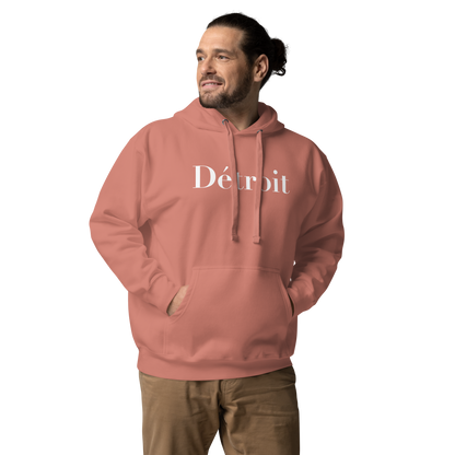 'Détroit' Unisex Premium Hoodie (Didot Font)