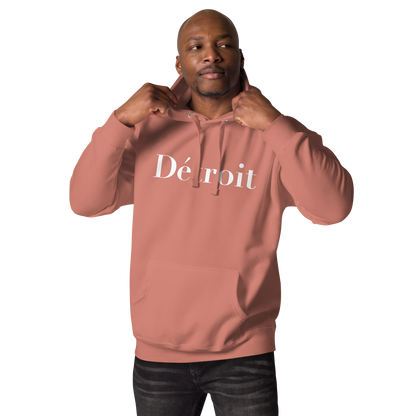 'Détroit' Unisex Premium Hoodie (Didot Font)