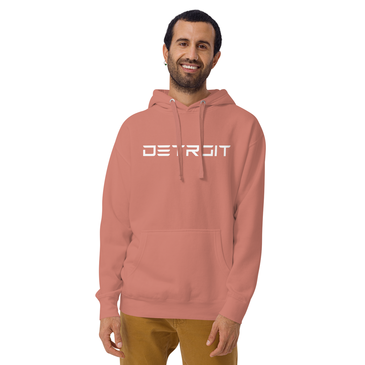 'Detroit' Unisex Premium Hoodie (Electric Font)