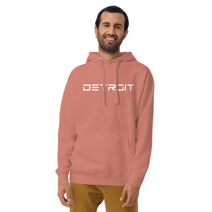 'Detroit' Unisex Premium Hoodie (Electric Font)