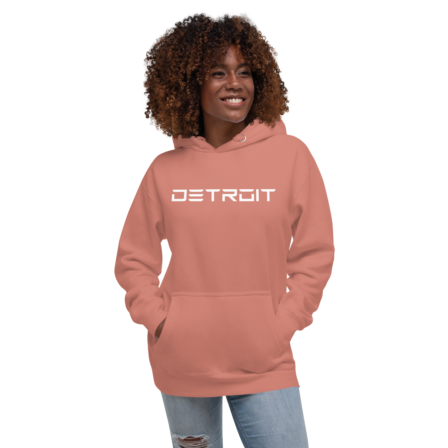 'Detroit' Unisex Premium Hoodie (Electric Font)