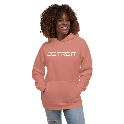 'Detroit' Unisex Premium Hoodie (Electric Font)