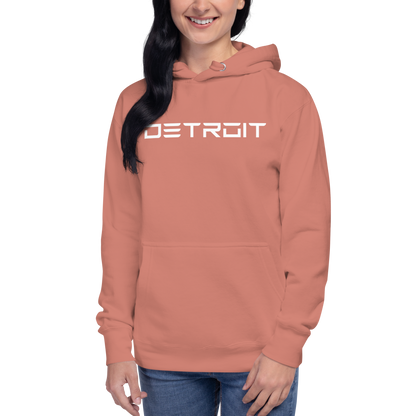 'Detroit' Unisex Premium Hoodie (Electric Font)