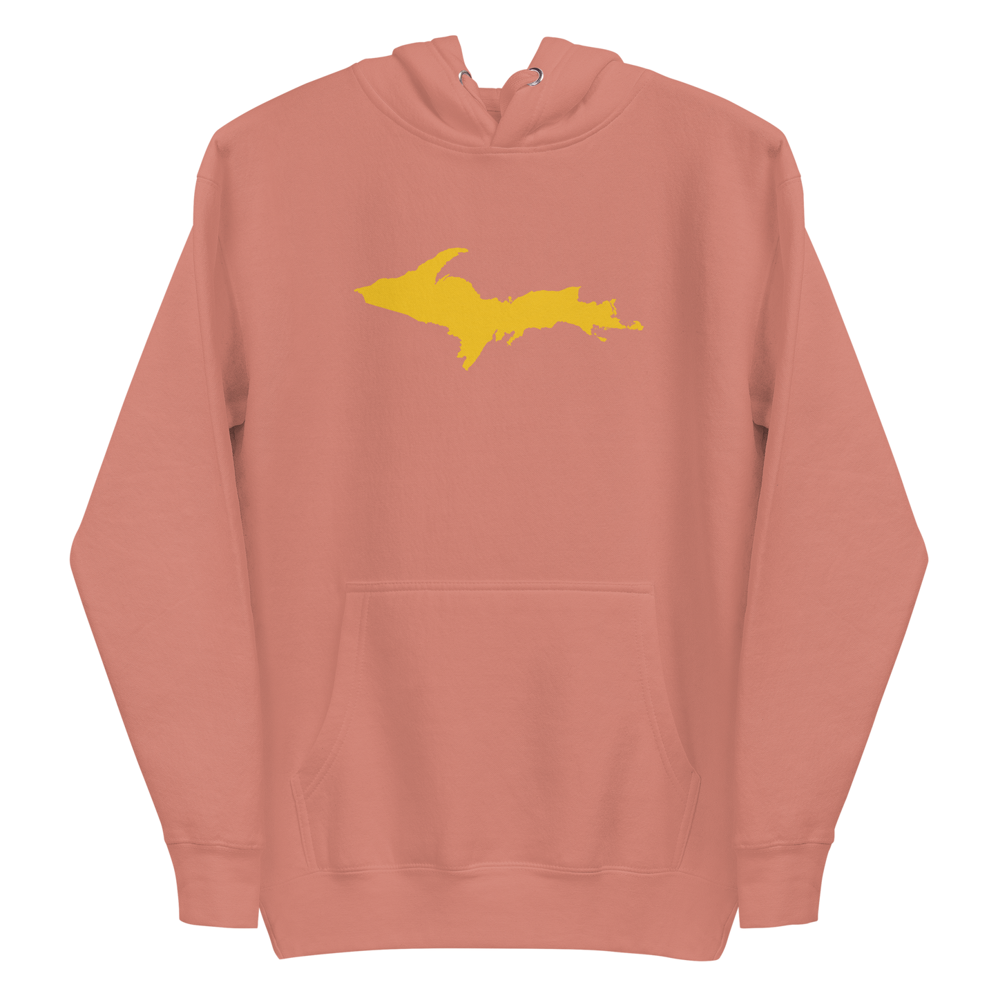 Upper Peninsula Hoodie (w/ Gold UP Outline) | Unisex Premium