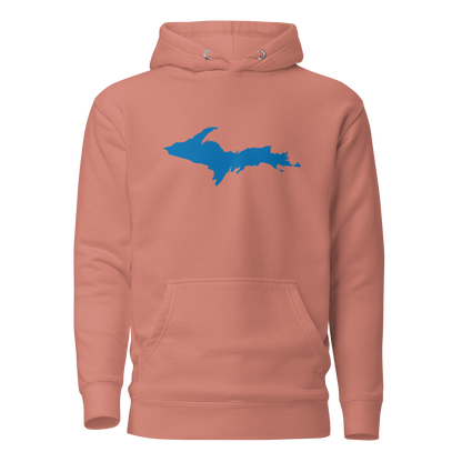 Michigan Upper Peninsula Hoodie (w/ Azure UP Outline) | Unisex Premium