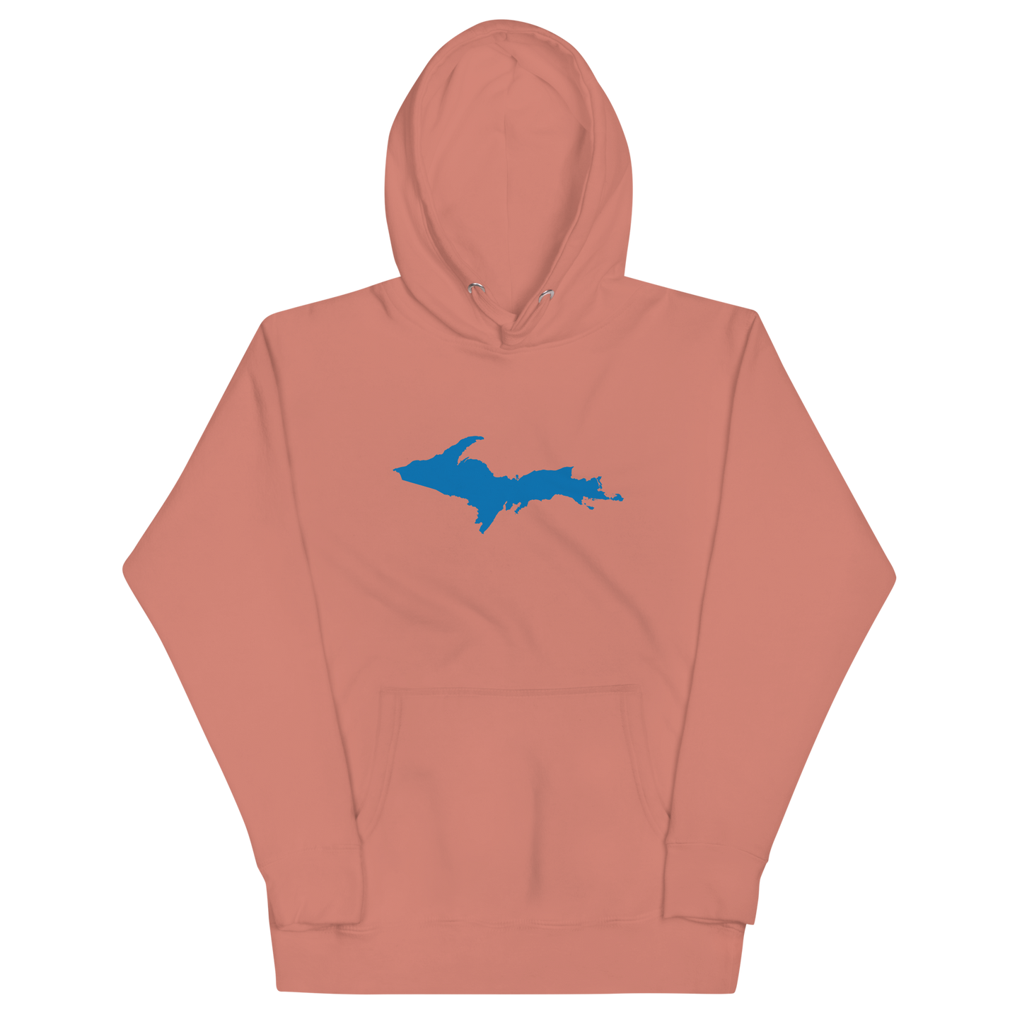 Michigan Upper Peninsula Hoodie (w/ Azure UP Outline) | Unisex Premium