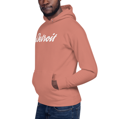 'Detroit' Unisex Premium Hoodie (Script Font)