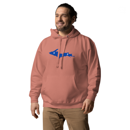 Michigan Upper Peninsula Hoodie (w/ UP Quebec Flag Outline) | Unisex Premium