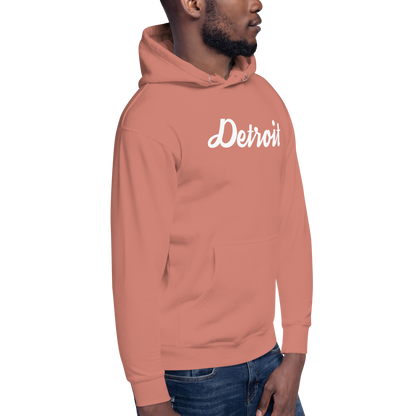 'Detroit' Unisex Premium Hoodie (Script Font)