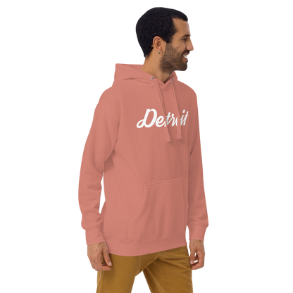 'Detroit' Unisex Premium Hoodie (Script Font)