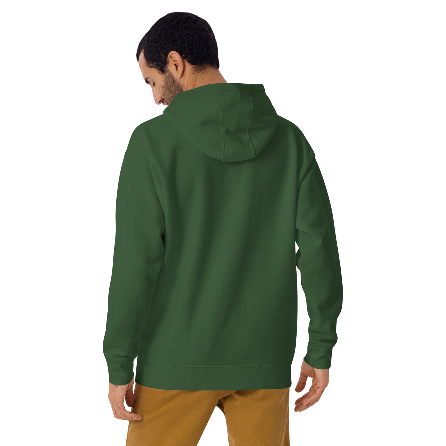 Michigan Upper Peninsula Hoodie (w/ Embroidered Gold UP Outline) | Unisex Premium