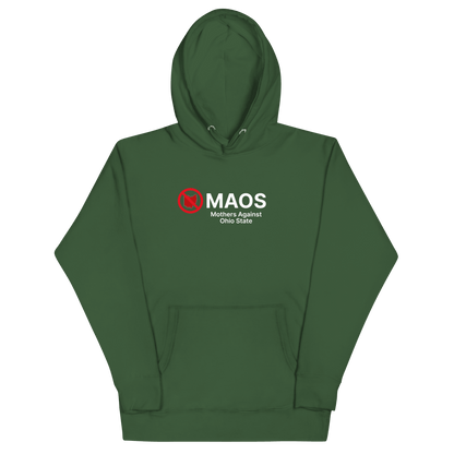 'MAOS Mothers Against Ohio State' Hoodie (Non-Profit Parody) | Unisex Premium - Circumspice Michigan