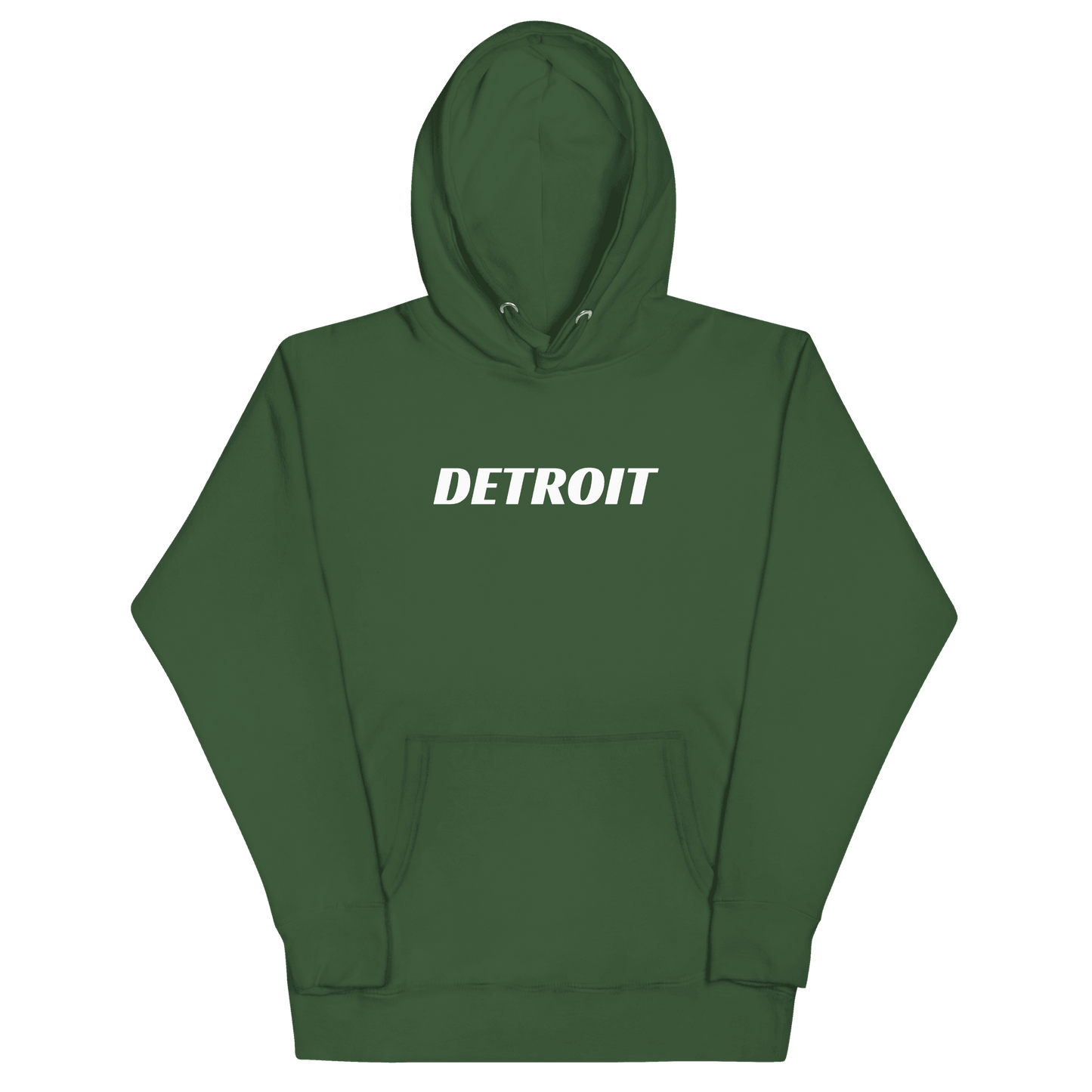 'Detroit' Hoodie (Racing Font) | Unisex Premium - Circumspice Michigan