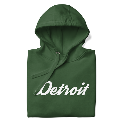 'Detroit' Unisex Premium Hoodie (Script Font)