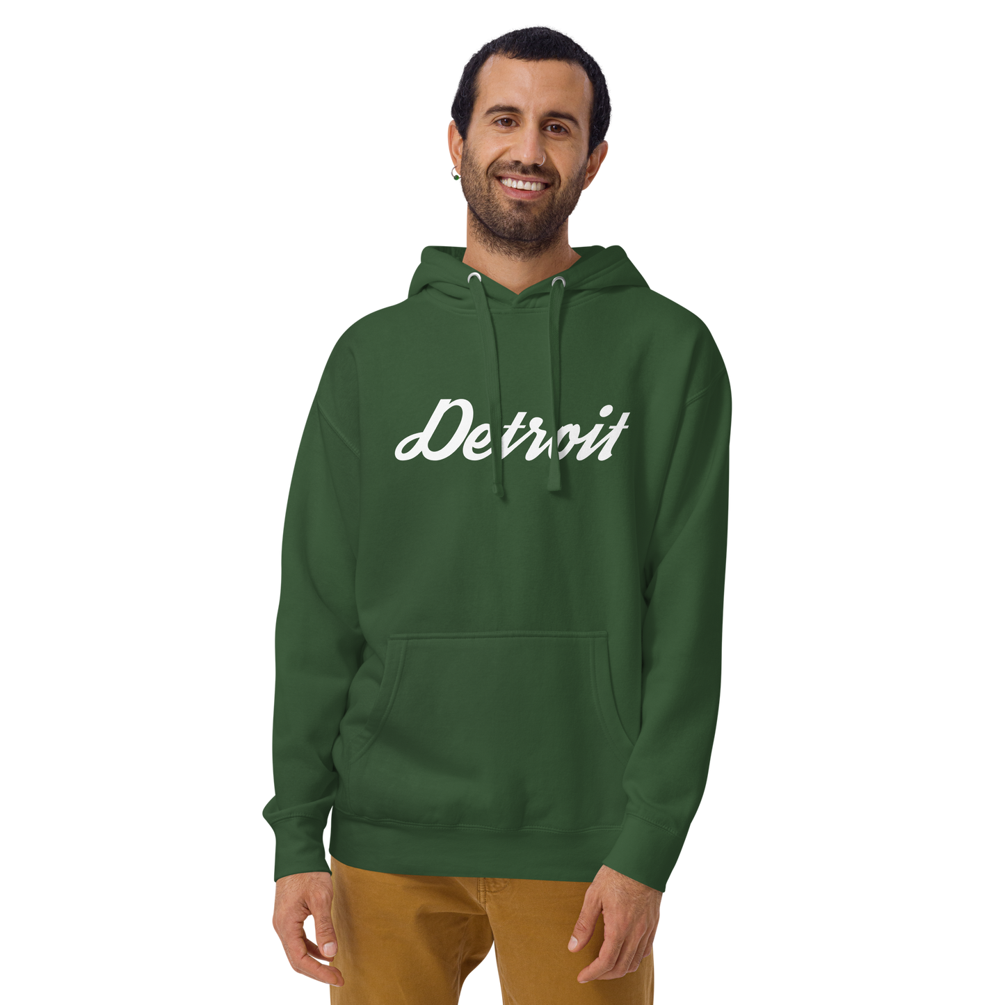 'Detroit' Unisex Premium Hoodie (Script Font)