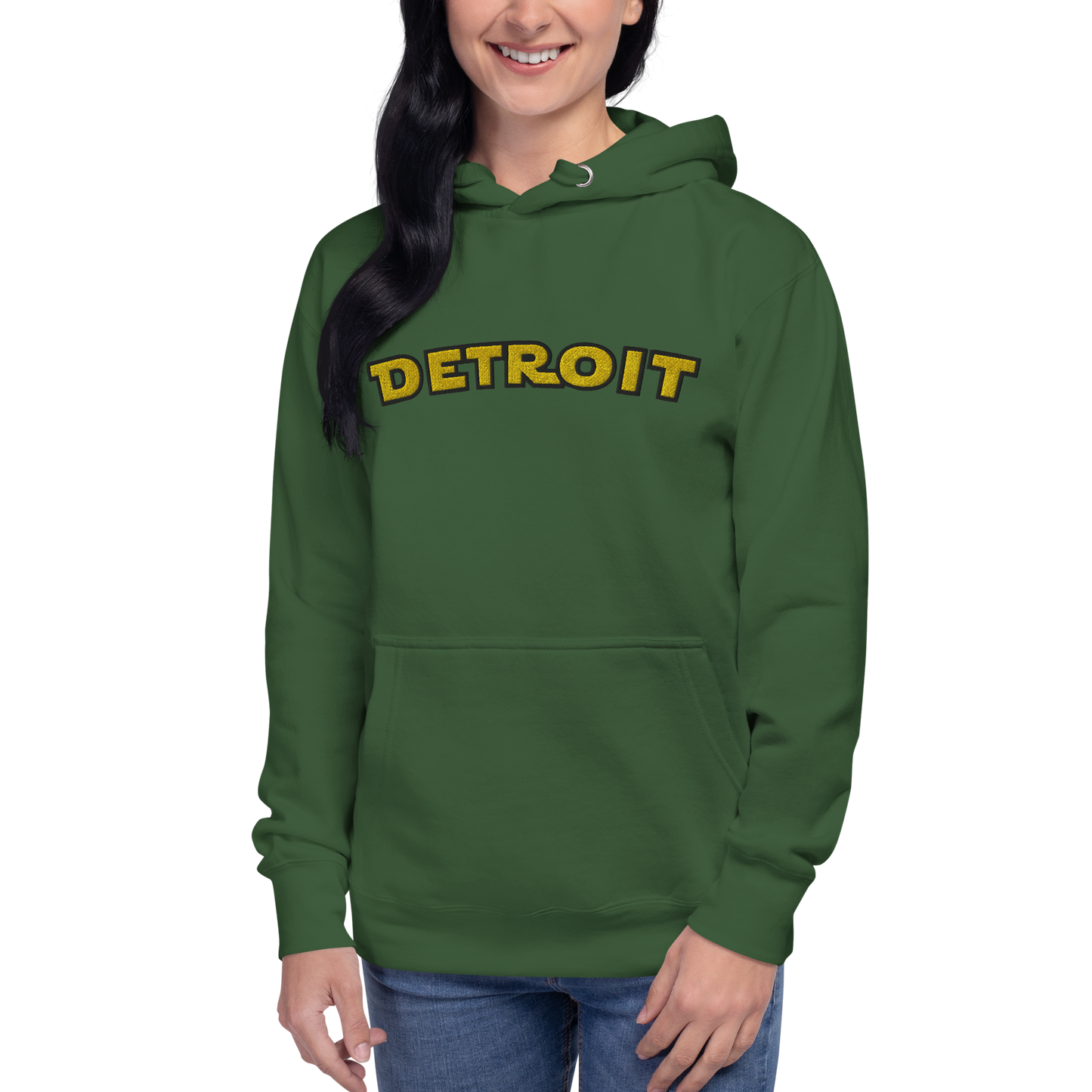 'Detroit' Unisex Premium Hoodie (Epic Sci-Fi Parody) | Embroidered