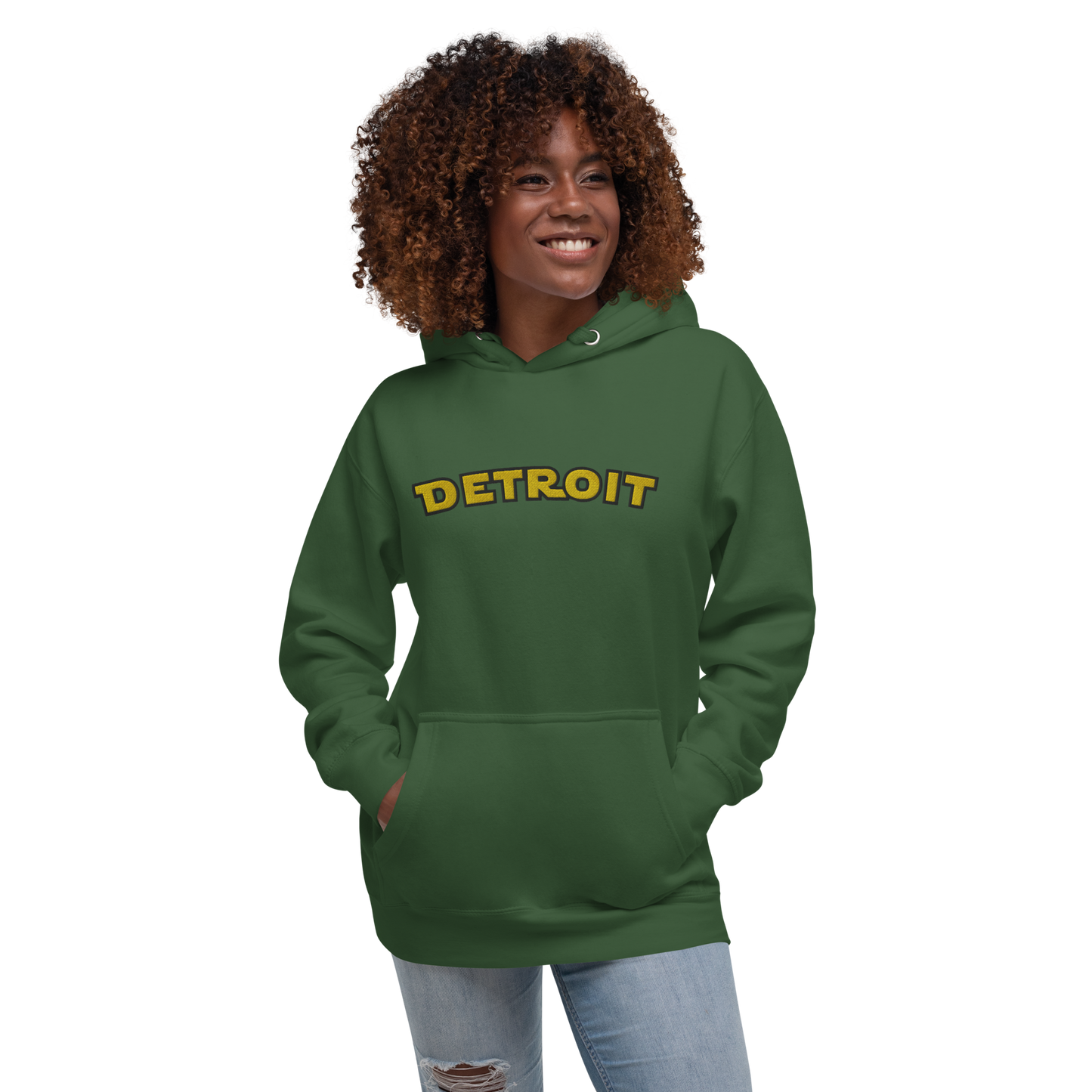 'Detroit' Unisex Premium Hoodie (Epic Sci-Fi Parody) | Embroidered