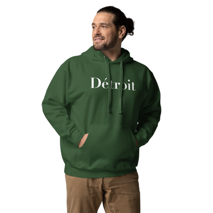 'Détroit' Unisex Premium Hoodie (Didot Font)