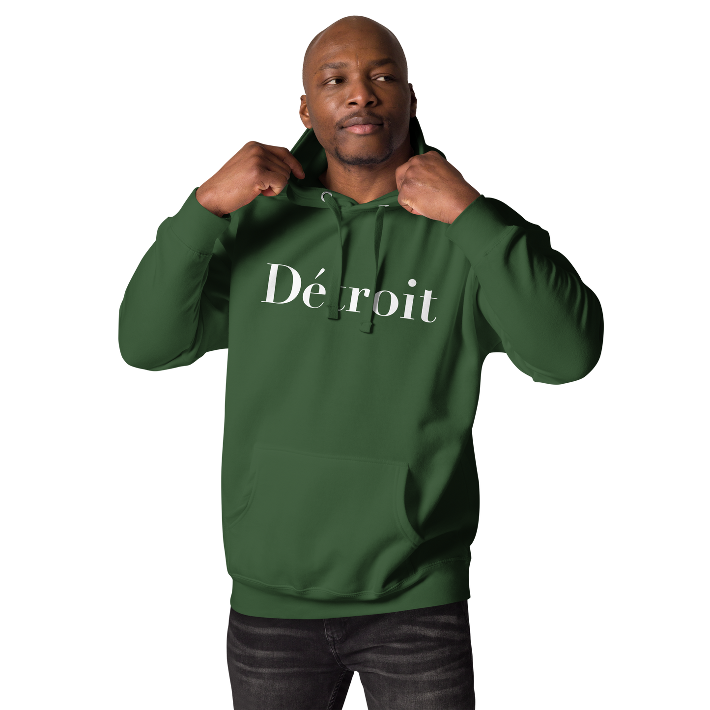 'Détroit' Unisex Premium Hoodie (Didot Font)