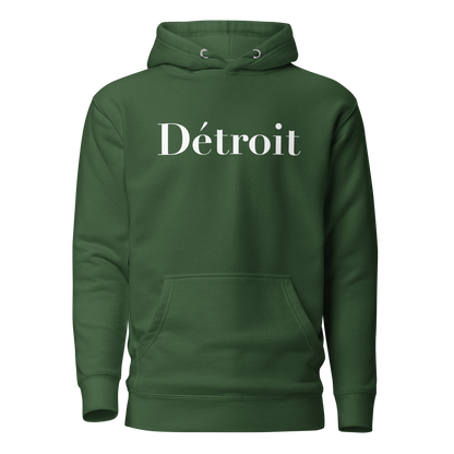 'Détroit' Unisex Premium Hoodie (Didot Font)