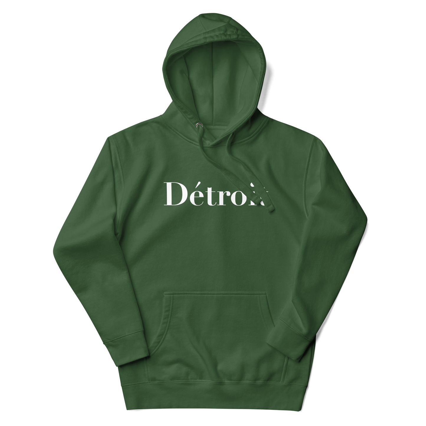 'Détroit' Unisex Premium Hoodie (Didot Font)