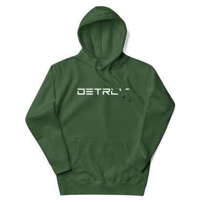 'Detroit' Unisex Premium Hoodie (Electric Font)