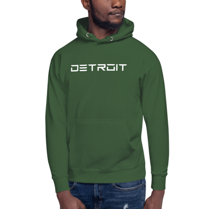 'Detroit' Unisex Premium Hoodie (Electric Font)