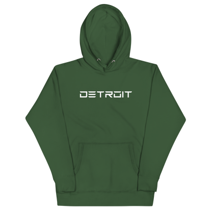 'Detroit' Unisex Premium Hoodie (Electric Font)