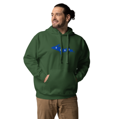 Michigan Upper Peninsula Hoodie (w/ UP Quebec Flag Outline) | Unisex Premium