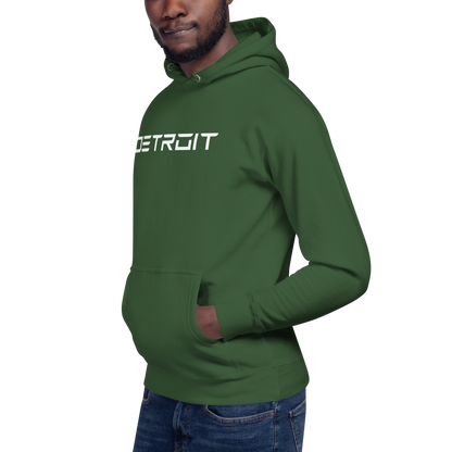 'Detroit' Unisex Premium Hoodie (Electric Font)