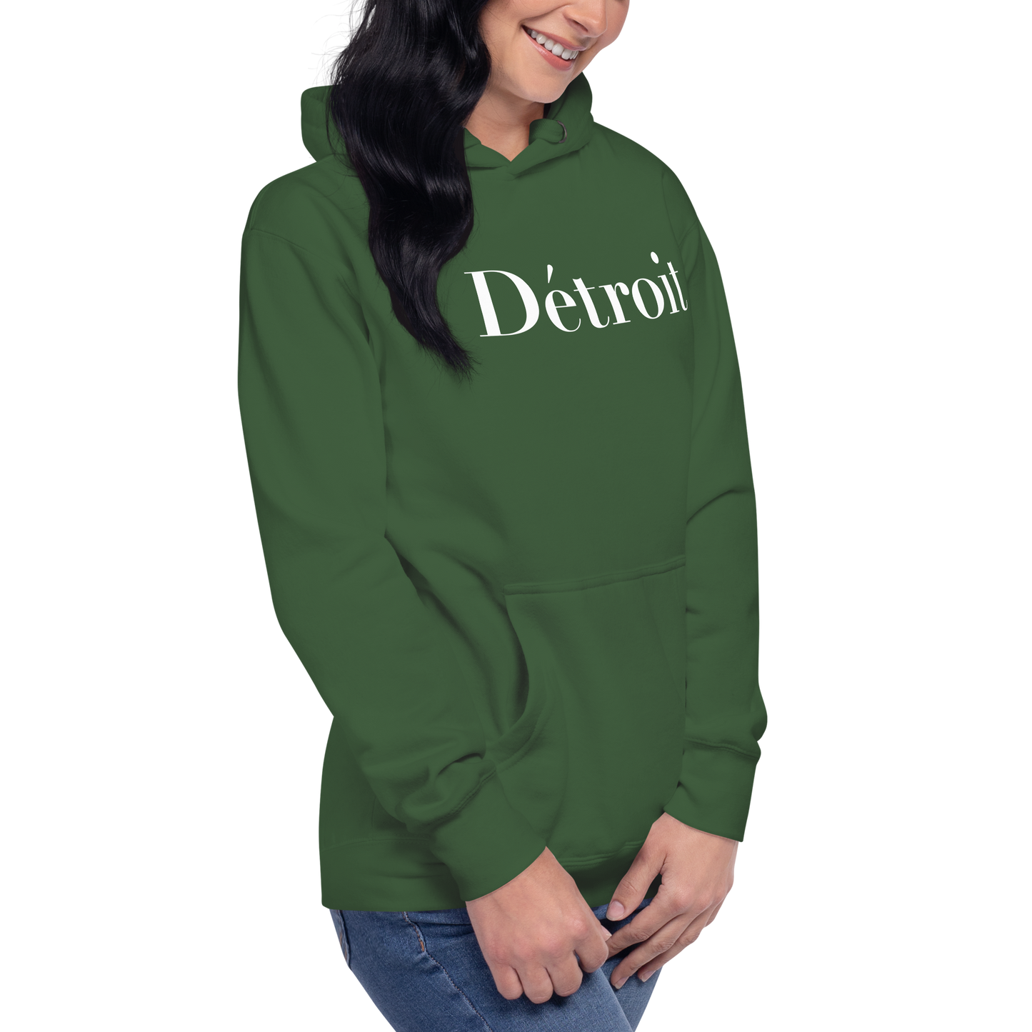 'Détroit' Unisex Premium Hoodie (Didot Font)