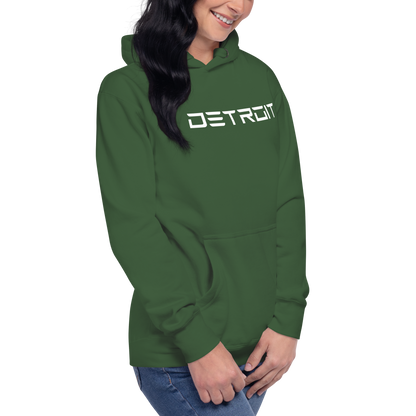 'Detroit' Unisex Premium Hoodie (Electric Font)