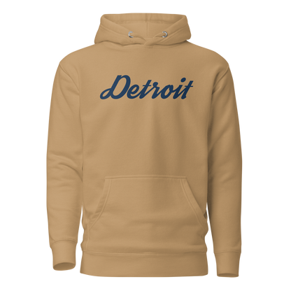 'Detroit' Unisex Premium Hoodie (Script Font)