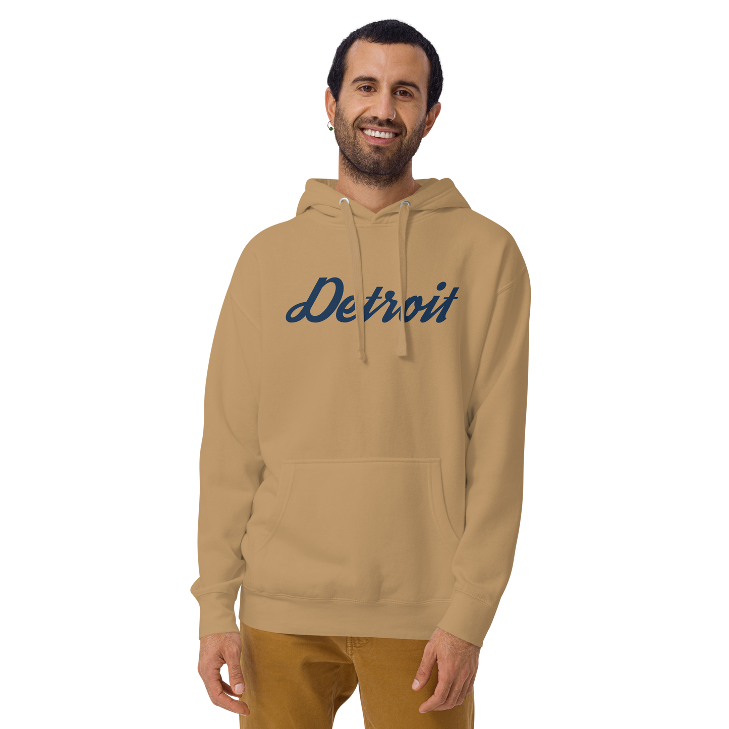 'Detroit' Unisex Premium Hoodie (Script Font)