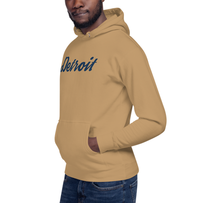 'Detroit' Unisex Premium Hoodie (Script Font)