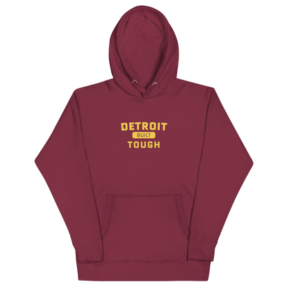 'Built Detroit Tough' Hoodie | Unisex Premium - Circumspice Michigan