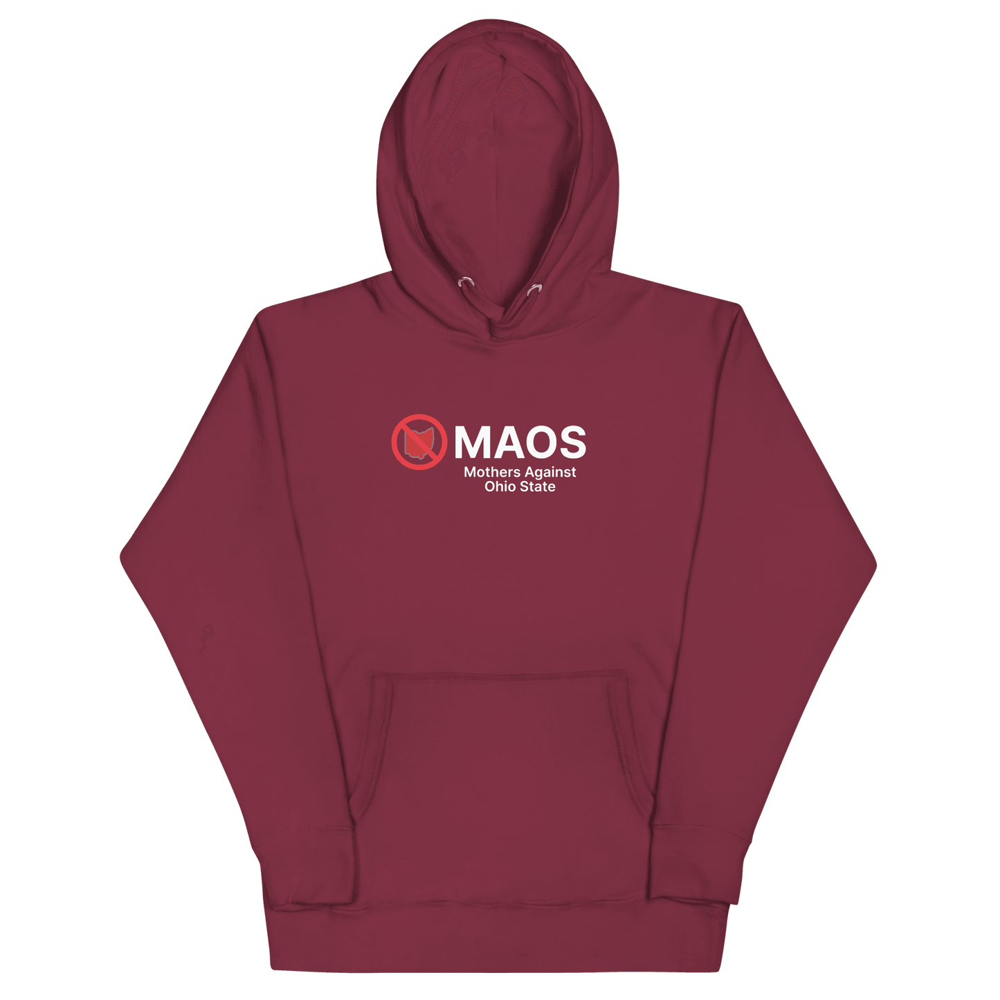 'MAOS Mothers Against Ohio State' Hoodie (Non-Profit Parody) | Unisex Premium - Circumspice Michigan