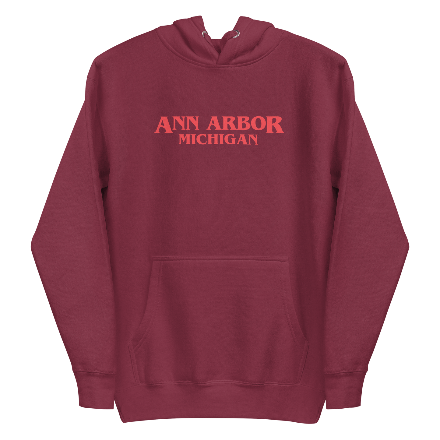 'Ann Arbor Michigan' Unisex Premium Hoodie (1980s Drama Parody)