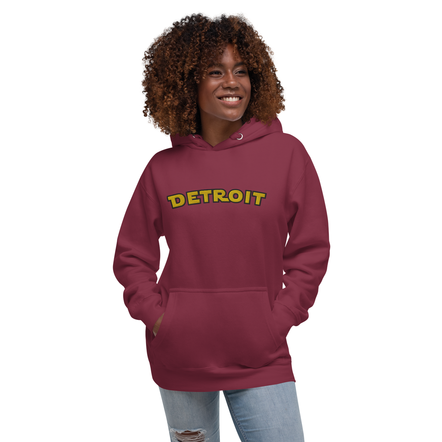 'Detroit' Unisex Premium Hoodie (Epic Sci-Fi Parody) | Embroidered