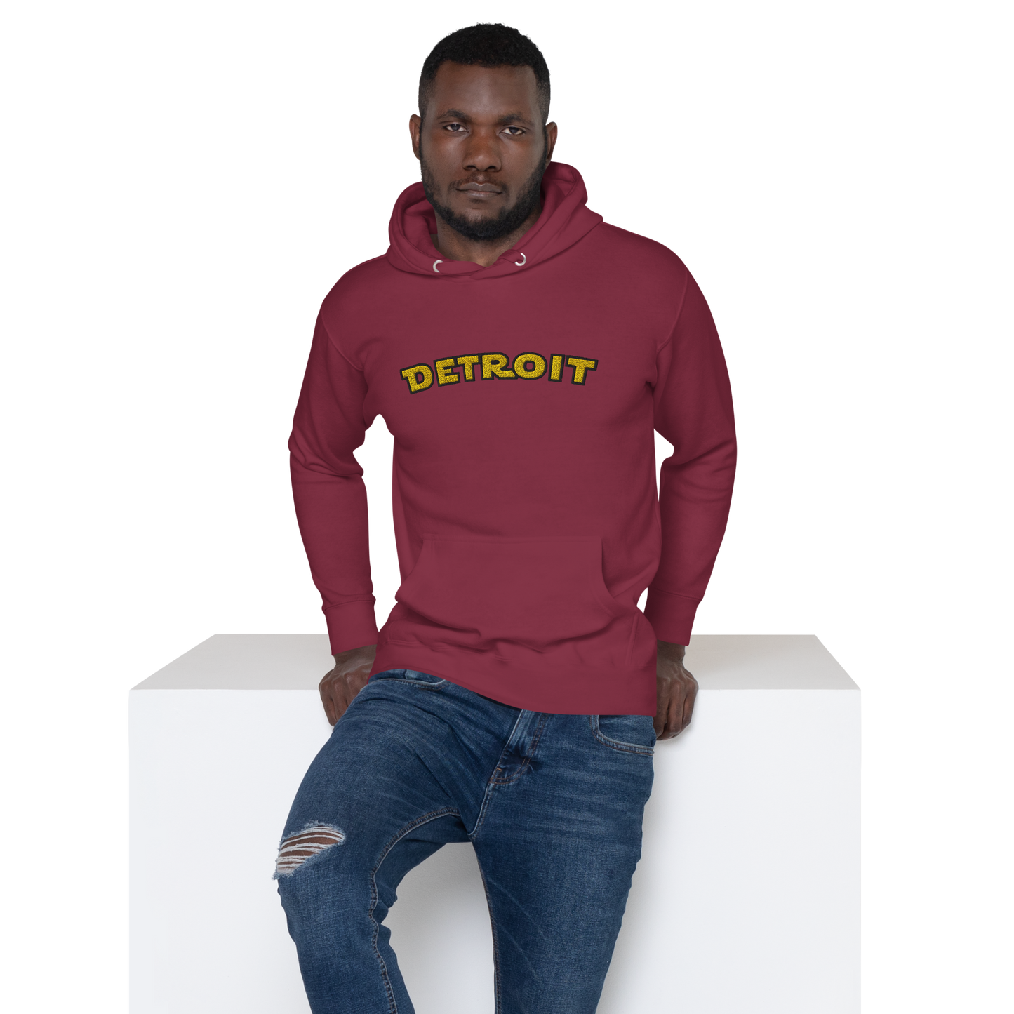 'Detroit' Unisex Premium Hoodie (Epic Sci-Fi Parody) | Embroidered