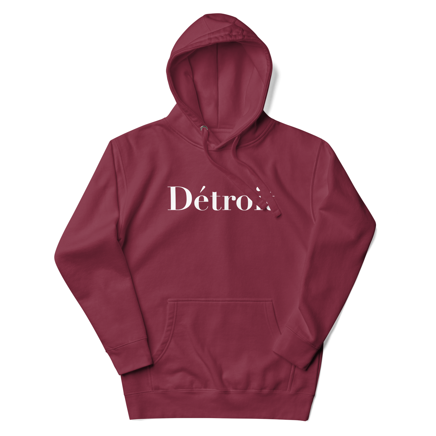 'Détroit' Unisex Premium Hoodie (Didot Font)