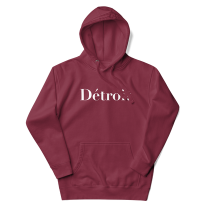 'Détroit' Unisex Premium Hoodie (Didot Font)