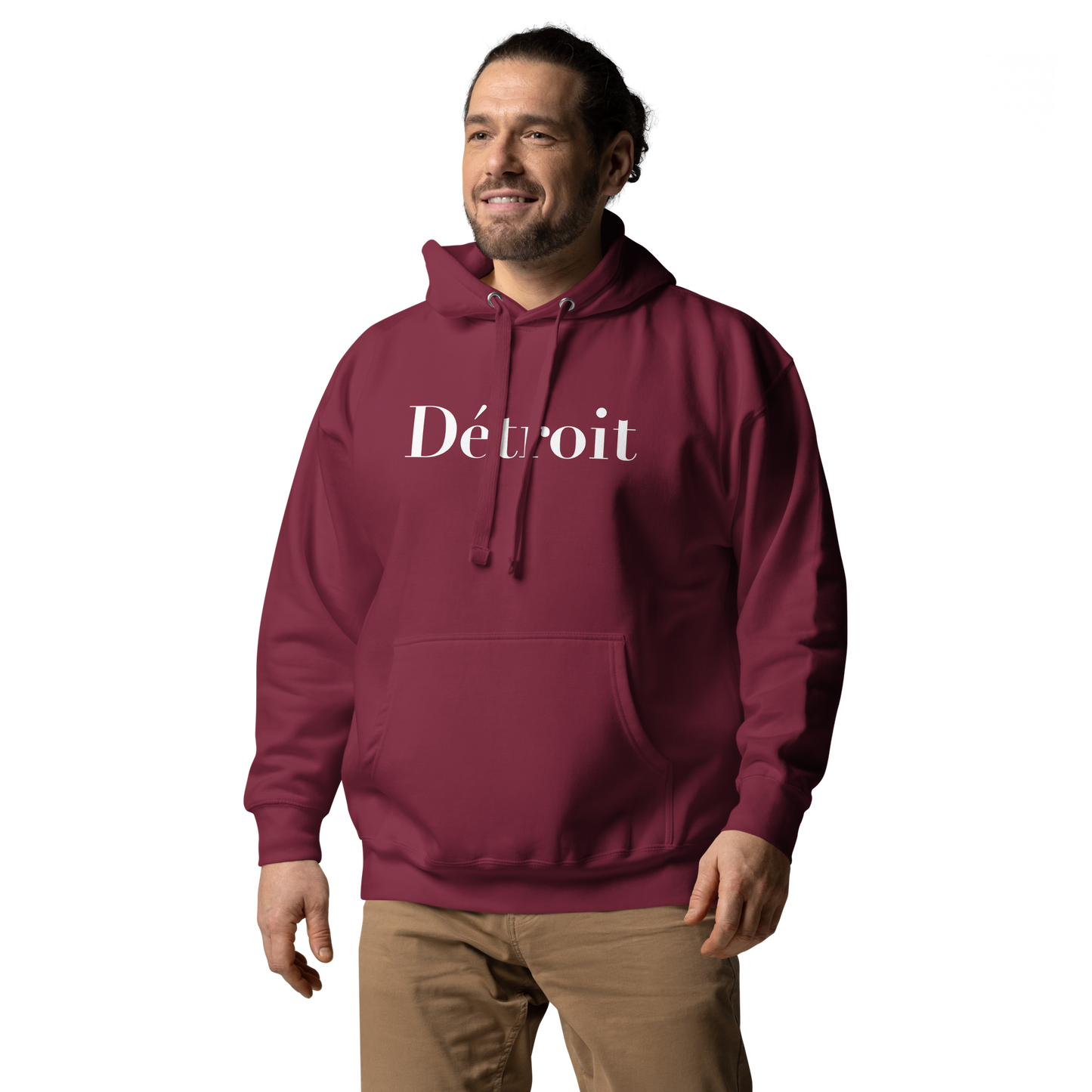 'Détroit' Unisex Premium Hoodie (Didot Font)