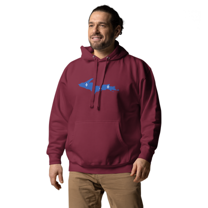 Michigan Upper Peninsula Hoodie (w/ UP Quebec Flag Outline) | Unisex Premium