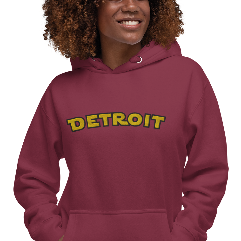 'Detroit' Unisex Premium Hoodie (Epic Sci-Fi Parody) | Embroidered