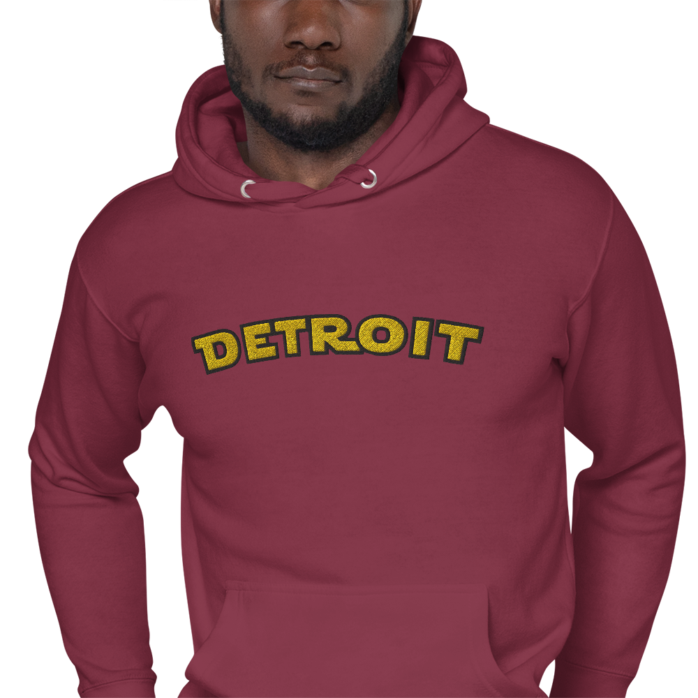 'Detroit' Unisex Premium Hoodie (Epic Sci-Fi Parody) | Embroidered